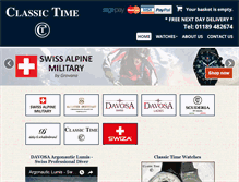 Tablet Screenshot of classic-time.co.uk